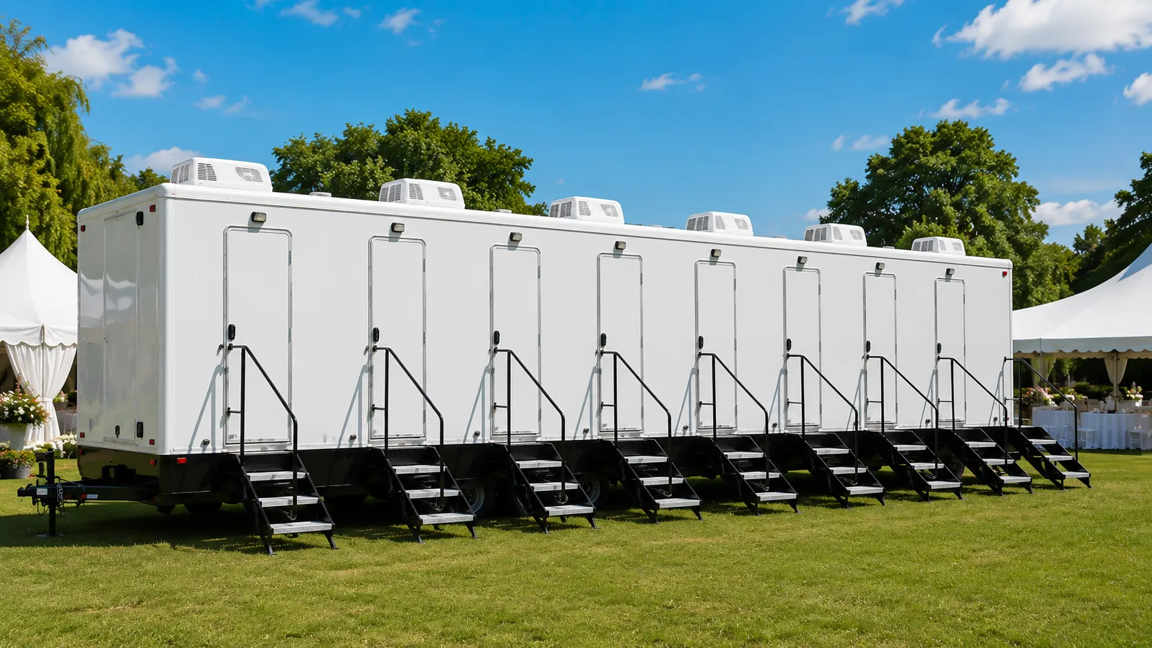 8 Stall Restroom Trailer in North Port, FL